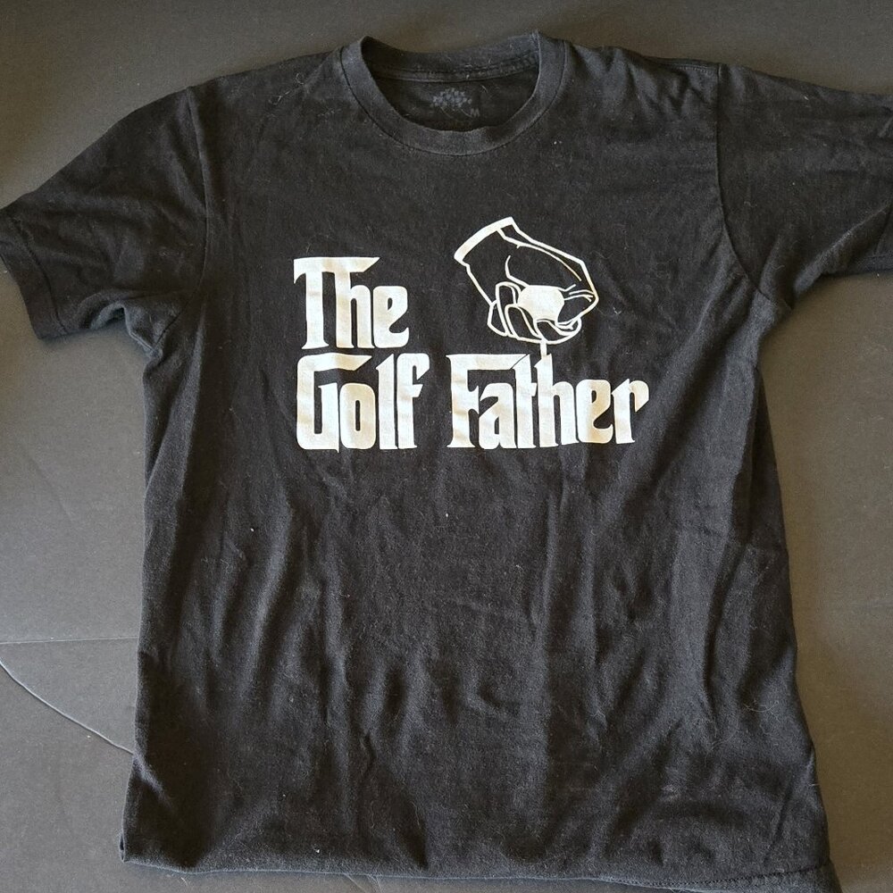 The Golfather Father’s Day Gift Golf Player Funny T-shirt Ann Arbour Men Large